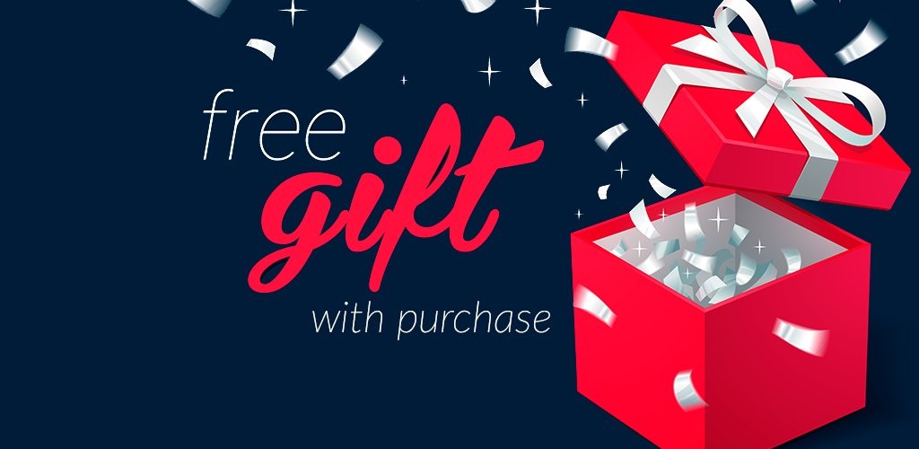 Free gifts with purchase