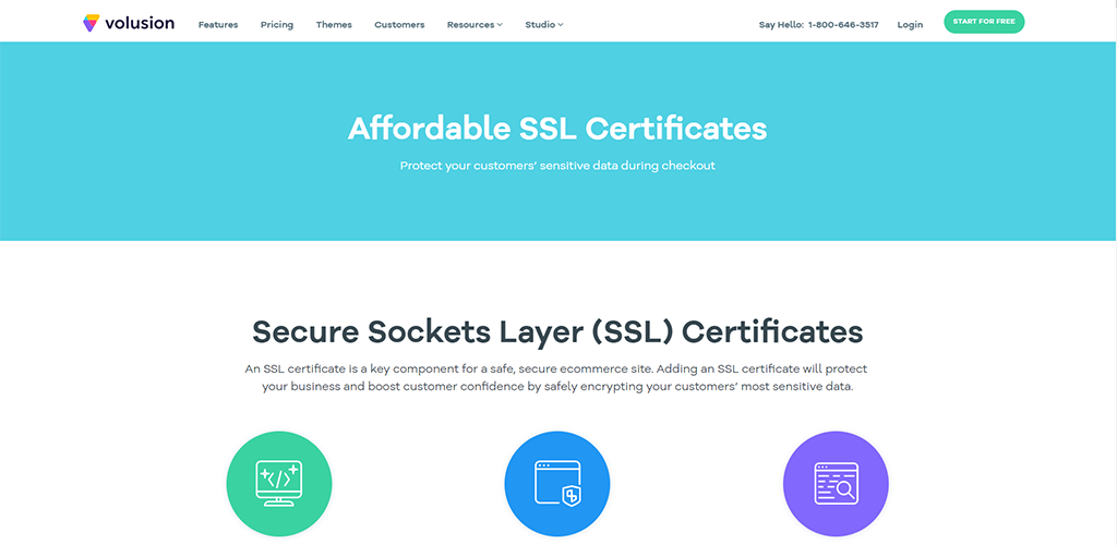 Volusion SSL security