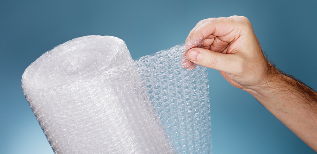 Bubble wrap packaging