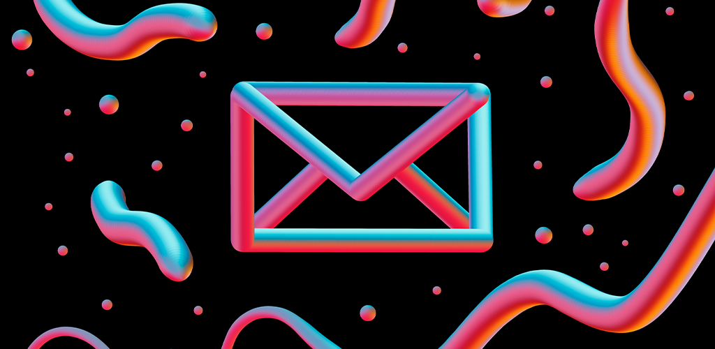 Neon email icon